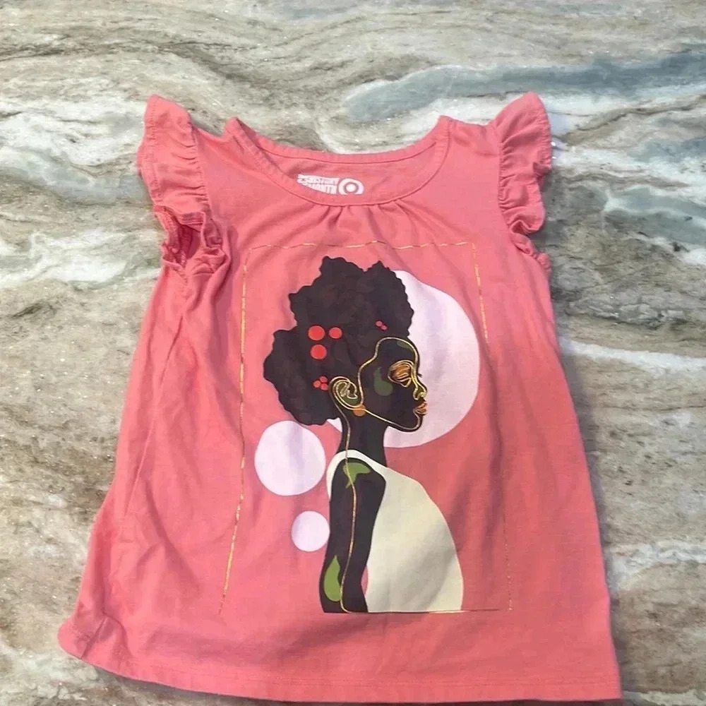 Girls Black History Month shirt size 5T